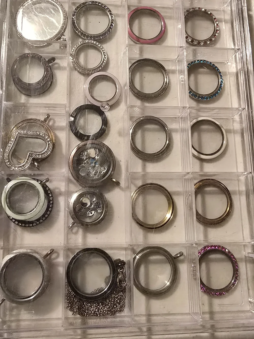 Floating memory locket charms, lockets, and interchangeable BUNDLE PRICE